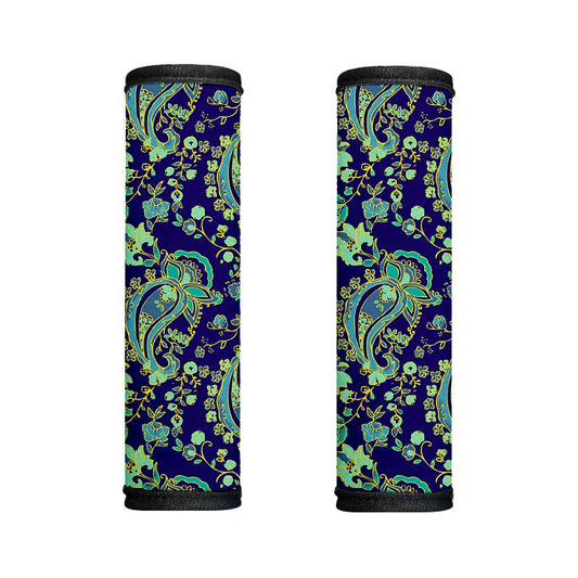 Blue Bohemian Paisley Pattern Print Handle Covers