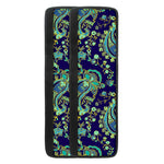 Blue Bohemian Paisley Pattern Print Refrigerator Handle Covers