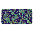 Blue Bohemian Paisley Pattern Print Towel