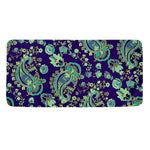 Blue Bohemian Paisley Pattern Print Towel
