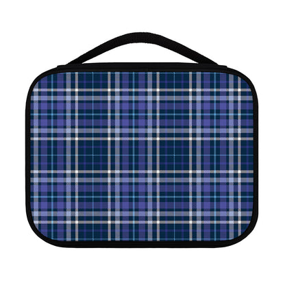 Blue Border Tartan Pattern Print Classic Bible Case