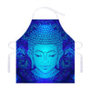 Blue Buddha Print Adjustable Apron