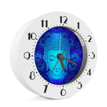 Blue Buddha Print Alarm Clock
