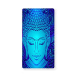 Blue Buddha Print Baby Crib Sheet