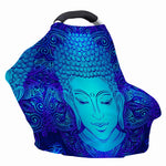 Blue Buddha Print Baby Seat Cover