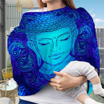 Blue Buddha Print Baby Seat Cover