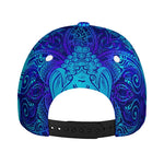 Blue Buddha Print Baseball Cap