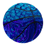 Blue Buddha Print Basketball