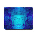 Blue Buddha Print Bifold Wallet