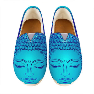 Blue Buddha Print Casual Shoes