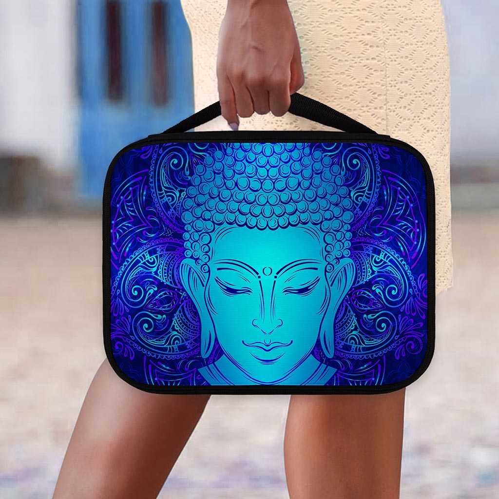Blue Buddha Print Classic Bible Case