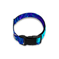 Blue Buddha Print Dog Collar