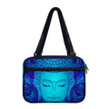 Blue Buddha Print Double Strap Bible Bag