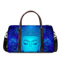 Blue Buddha Print Duffel Bag