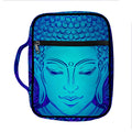 Blue Buddha Print Front Pocket Bible Bag