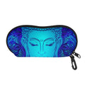 Blue Buddha Print Glasses Case