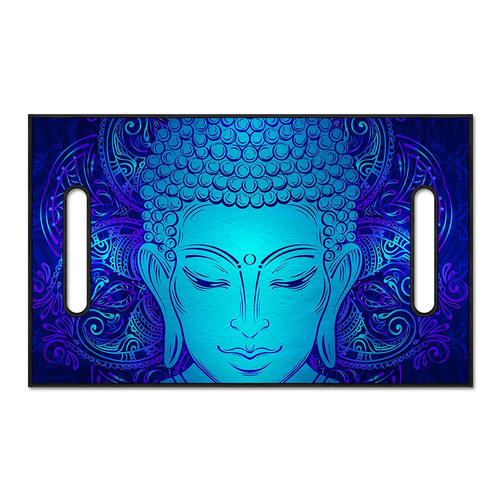 Blue Buddha Print Golf Cart Seat Cover
