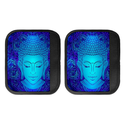 Blue Buddha Print Handle Covers