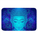 Blue Buddha Print Indoor Door Mat