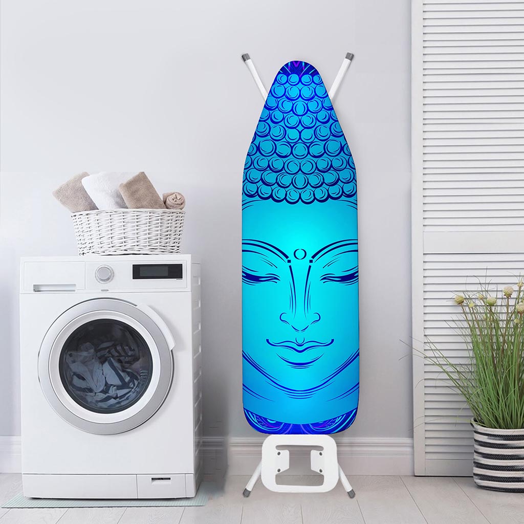 Blue Buddha Print Ironing Board Cover