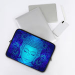 Blue Buddha Print Laptop Sleeve