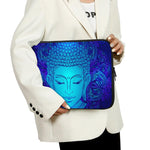 Blue Buddha Print Laptop Sleeve