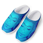 Blue Buddha Print Mesh Casual Shoes