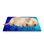 Blue Buddha Print Pet Cooling Mat Cover