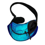 Blue Buddha Print Pet Sling Carrier