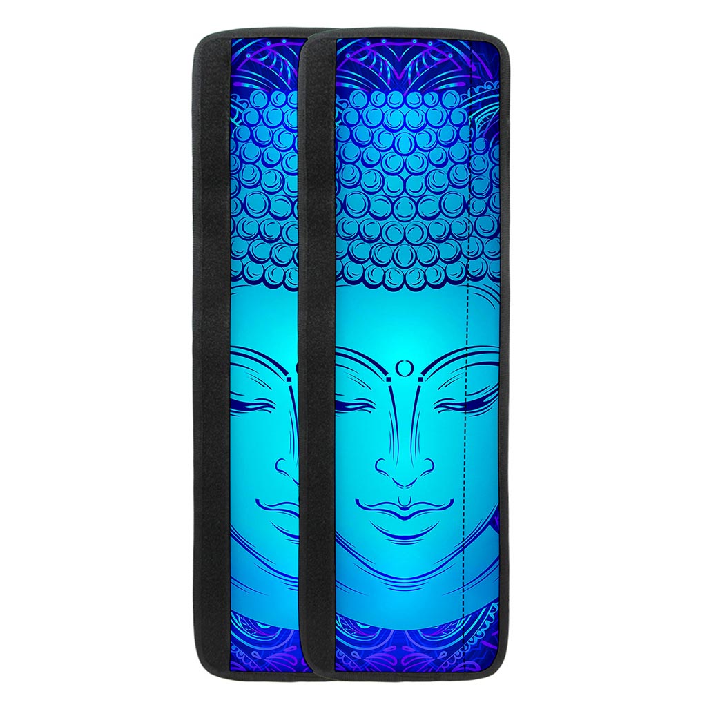 Blue Buddha Print Refrigerator Handle Covers