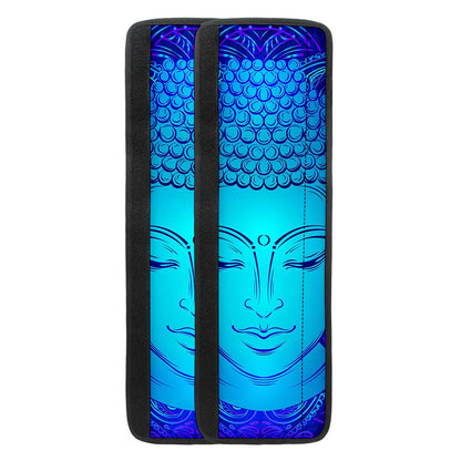 Blue Buddha Print Refrigerator Handle Covers