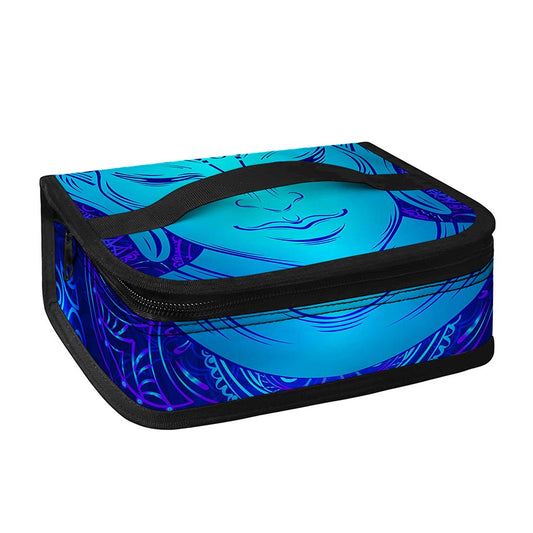 Blue Buddha Print Small Lunch Bag