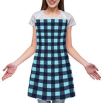 Blue Buffalo Check Pattern Print Adjustable Apron
