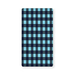 Blue Buffalo Check Pattern Print Baby Crib Sheet