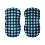 Blue Buffalo Check Pattern Print Bar Stool Covers
