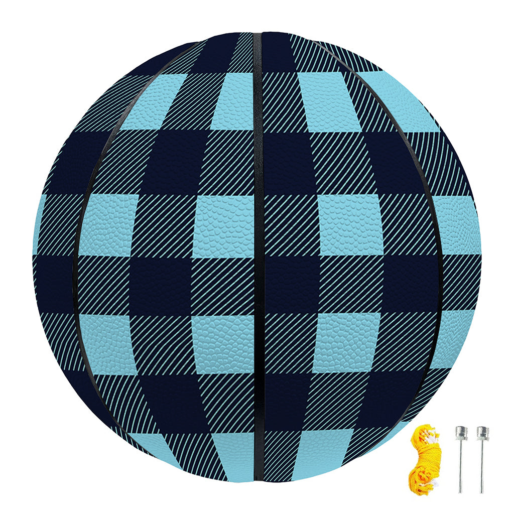 Blue Buffalo Check Pattern Print Basketball
