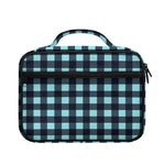 Blue Buffalo Check Pattern Print Briefcase Bible Bag
