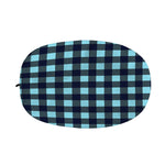 Blue Buffalo Check Pattern Print Car Side Mirror Covers