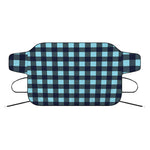 Blue Buffalo Check Pattern Print Car Windshield Snow Cover