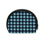 Blue Buffalo Check Pattern Print Coin Purse