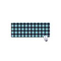 Blue Buffalo Check Pattern Print Extended Mouse Pad
