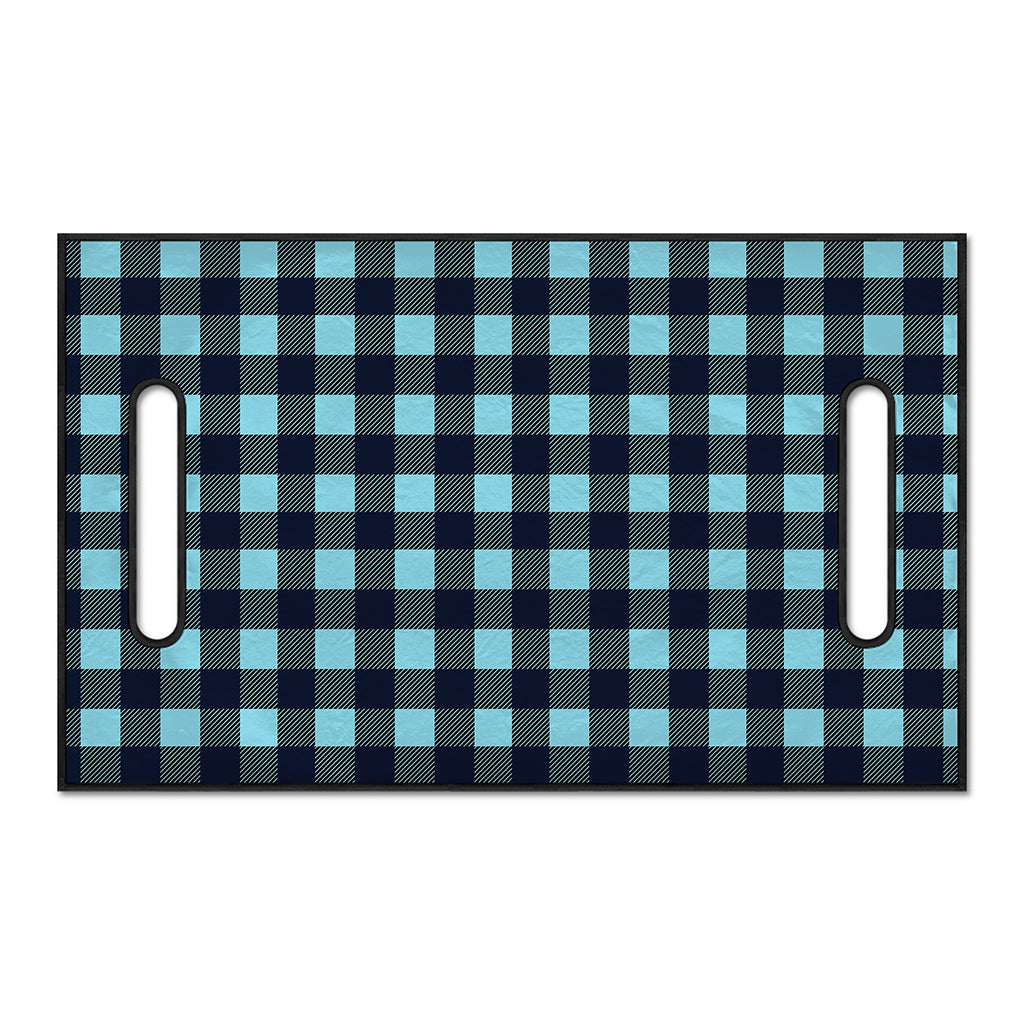 Blue Buffalo Check Pattern Print Golf Cart Seat Cover