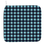Blue Buffalo Check Pattern Print Hand Towel