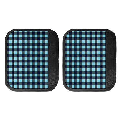 Blue Buffalo Check Pattern Print Handle Covers