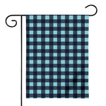 Blue Buffalo Check Pattern Print House Flag