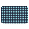 Blue Buffalo Check Pattern Print Indoor Door Mat
