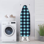 Blue Buffalo Check Pattern Print Ironing Board Cover