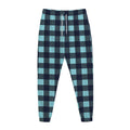 Blue Buffalo Check Pattern Print Jogger Pants