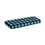 Blue Buffalo Check Pattern Print Piano Keyboard Cover