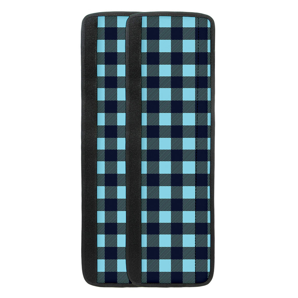 Blue Buffalo Check Pattern Print Refrigerator Handle Covers